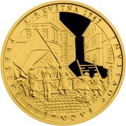 25 Dollars - Elizabeth II Prague uprising, Niue, 2015 reverse image