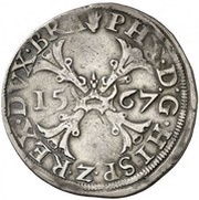 ½ Daalder "Burgundian Daalder" - Philip II obverse image