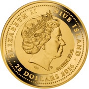 25 Dollars - Elizabeth II Fryderyk Chopin obverse image