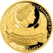 25 Dollars - Elizabeth II William Shakespeare obverse image