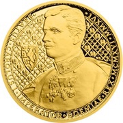 25 Dollars - Elizabeth II Charles I of Austria, Niue, 2016 reverse image