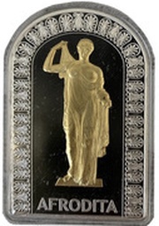 10 Diners Greek Goddess Aphrodite, Andorra, 2012 reverse image