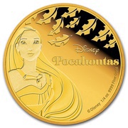 25 Dollars - Elizabeth II Pocahontas, Niue, 2016 reverse image