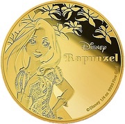 25 Dollars - Elizabeth II Rapunzel, Niue, 2016 reverse image