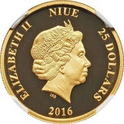 25 Dollars - Elizabeth II Darth Vader obverse image