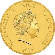 25 Dollars - Elizabeth II R2-D2 obverse image