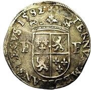 ½ Ecu - François d'Alençon, Brabant Revolt reverse image