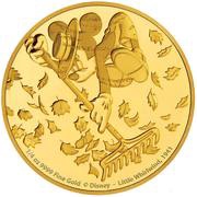 25 Dollars - Elizabeth II Little Whirlwind, Niue, 2017 reverse image