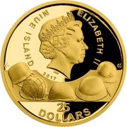 25 Dollars - Elizabeth II Manhattan Project obverse image