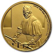 25 Dollars - Elizabeth II Darth Maul, Niue, 2018 reverse image