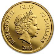 25 Dollars - Elizabeth II Emperor Palpatine obverse image