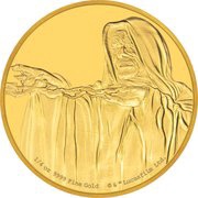 25 Dollars - Elizabeth II Emperor Palpatine, Niue, 2018 reverse image