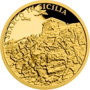 25 Dollars - Elizabeth II Invasion of Sicily, Niue, 2018 reverse image