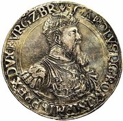 1 Silver Gulden "Karolus" - Charles V Early type obverse image