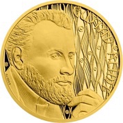 25 Dollars - Elizabeth II Gustav Klimt, Niue, 2018 reverse image