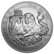 25 Dollars - Elizabeth II Czech Lion, Niue, 2019 reverse image