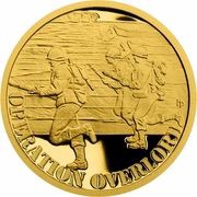 25 Dollars - Elizabeth II Battle of Monte Cassino, Niue, 2019 reverse image
