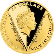 25 Dollars - Elizabeth II Victory Day: Japan obverse image