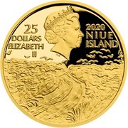 25 Dollars - Elizabeth II Vincent van Gogh obverse image