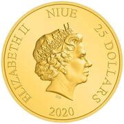 25 Dollars - Elizabeth II Back to the Future obverse image