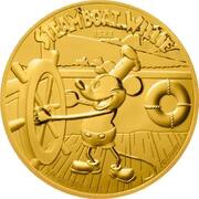 25 Dollars - Elizabeth II Steamboat Willie, Niue, 2020 reverse image