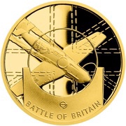 25 Dollars - Elizabeth II Battle of Britain, Niue, 2020 reverse image