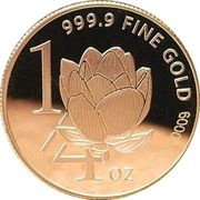 25 Dollars - Elizabeth II Lotus, Niue, 2021 reverse image