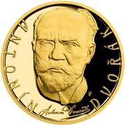 25 Dollars - Elizabeth II Antonín Dvořák, Niue, 2021 reverse image