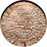½ Patagon - Philip IV, Belgium, 1622-1656 reverse image