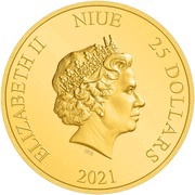 25 Dollars - Elizabeth II Dobby the House Elf obverse image