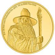 25 Dollars - Elizabeth II Gandalf the Grey, Niue, 2021 reverse image