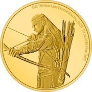 25 Dollars - Elizabeth II Legolas, Niue, 2021 reverse image
