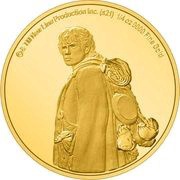 25 Dollars - Elizabeth II Samwise Gamgee, Niue, 2021 reverse image