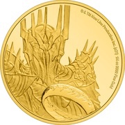 25 Dollars - Elizabeth II Sauron, Niue, 2021 reverse image
