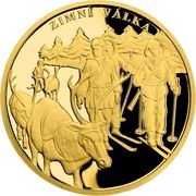 25 Dollars - Elizabeth II Winter War, Niue, 2021 reverse image