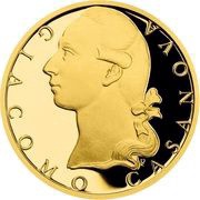 25 Dollars - Elizabeth II Giacomo Casanova, Niue, 2022 reverse image