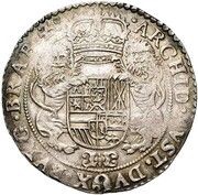 ½ Ducaton - Philip IV First type, Belgium, 1624-1637 reverse image