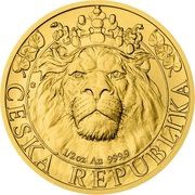 25 Dollars - Elizabeth II Czech Lion, Niue, 2022 reverse image