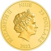 25 Dollars - Elizabeth II Golden Snitch obverse image