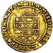 ½ Gold Real - Charles V reverse image