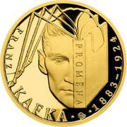 25 Dollars - Charles III Franz Kafka, Niue, 2023 reverse image