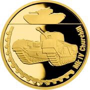 25 Dollars - Charles III Mk IV Churchill, Niue, 2023 reverse image