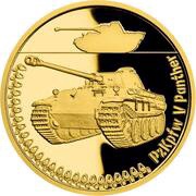 25 Dollars - Charles III PzKpfw V Panther, Niue, 2023 reverse image