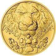25 Dollars - Charles III Czech Lion, Niue, 2023 reverse image