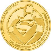 25 Dollars - Charles III Superman, Niue, 2023 reverse image