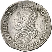 1 Daalder - Philip II Bust left; PHILIPPVS, ANG obverse image