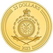 25 Dollars - Charles III Black Panther obverse image