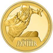 25 Dollars - Charles III Black Panther, Niue, 2023 reverse image