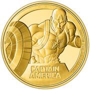 25 Dollars - Charles III Captain America, Niue, 2023 reverse image