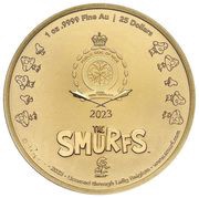 25 Dollars - Charles III Smurfs obverse image